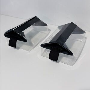 Parcel bag from cadence Transparent Travel Pouches with Black Accents